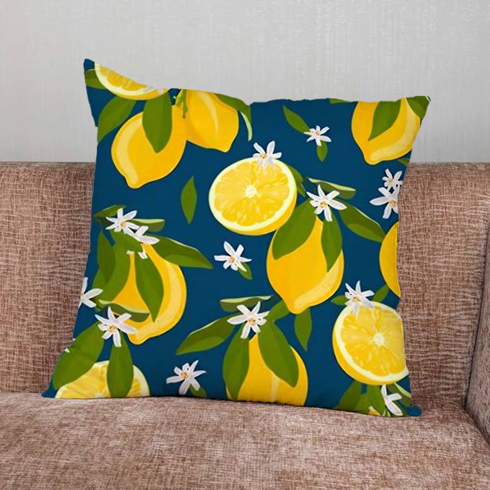 Lemon Pillow Case Pillowcase Home Sofa Cushions Car Cushions Pillowcover Office Pillowshell Pillow