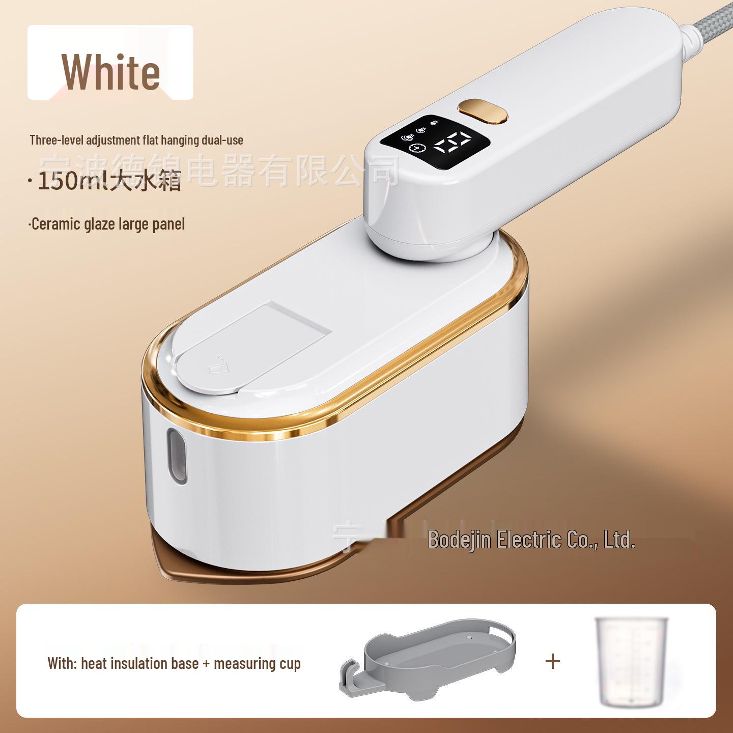 

Найпопулярніший складаний ручний пароочисник для одягу з тришвидкісним цифровим дисплеєм для дому та подорожей Japan 100V білий