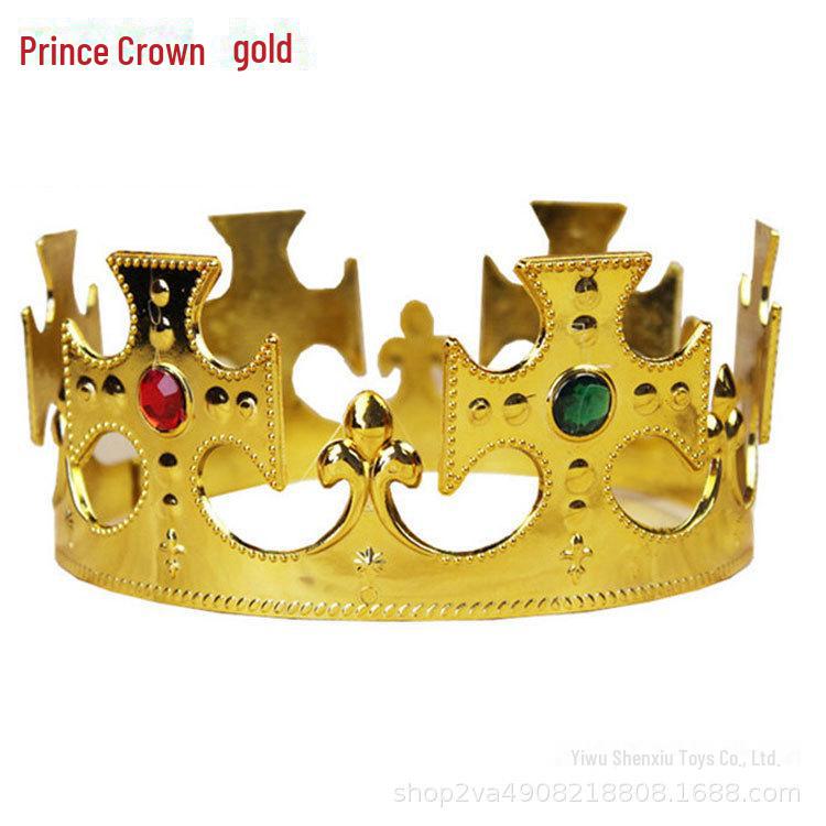 

Дитячий плащ принцеси та короля на Хеллоуїн - 80 см, яскраве золото та срібло One Size