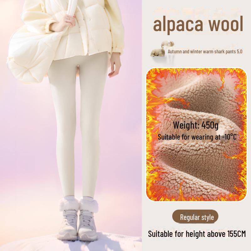 

Женские плюшевые штаны Shark: Плотные, теплые леггинсы для йоги Барби с высокой талией для осенней и зимней верхней одежды. XXL