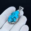 Tibetan Turquoise Cloud Pendant, 925 Sterling Silver Handmade Jewelry, Turquoise Silver Pendant, Party Wear Jewelry For Women's, Pendant Jewelry