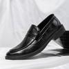 Fashion Men's PU Leather Oxford Shoes Autumn 2025 Slip-Resistant Breathable Comfort for Business Wedding Groom Retro Style luxury shoes