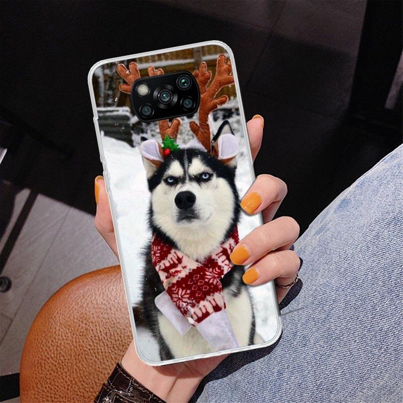 Siberian Husky Dog Phone Case For Xiaomi Poco X7 X6 X5 Pro F7 Ultra Redmi 15C 15 13C 13 12C 12 10 10A 10C 9 9A 9C 9T Cover Poco