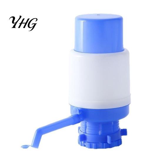 Water Dispenser for Threaded Nozzle Manual Pump 5 Gallon Jug, Hand Press Siphon Convenient Camping with Food-Grade Silicone Seal, Leak-Proof Drinking