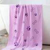 Quick Drying, Cartoon Print Pet Bathing Towel, Ideal For Drying Cats, Dogs, Pet Grooming