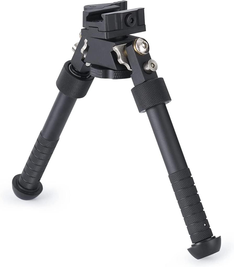 V8 Rifle Bipod 4.75''- 9" Foldable Adjustable Leg QD Picatinny Rail Mount