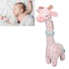 Plush Giraffe Teether Toy Fun Teether Design Cute Infant Plush Stuffed Giraffe Toy for 0‑1 Years Old Newborn