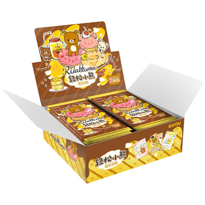 Genuine Rilakkuma Collection Card Cute Package Vol.1 Watercolor Style Fairytale Atmosphere Anime Game Collection Card Gift