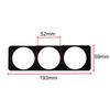1pc Universal Car 52mm Gauge Radio Single DIN Slot Dashboard 3 Hole Panel Holder Instrument Meter Pod Mount Holder Accessories