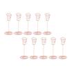 10Pcs Table Card Holder Reusable Metal Iron Place Stands Display Clips for Weddings Events Restaurants Parties