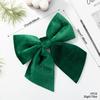 Pink Green White Velvet Christmas Bow Christmas Tree Hanging Ornament Christmas Decorations Christmas Tree Decorations