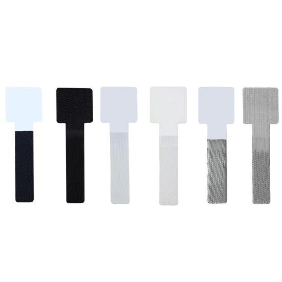 10/20/50/100Pcs Self Adhesive Cable Ties Adjustable Cord Straps Strong Stickiness Easy To Use Cable Management Clips