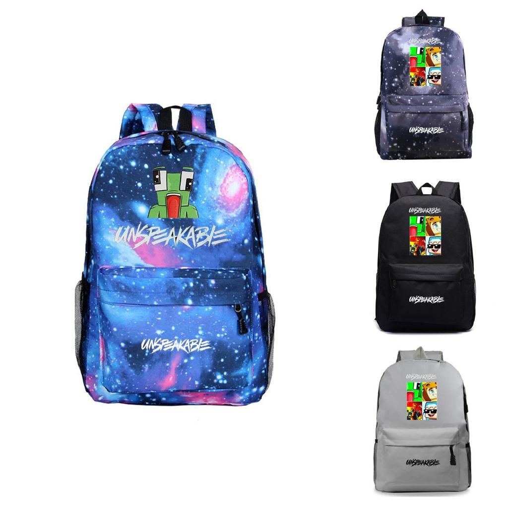 Unspeakable Backpack With Large Capacity For Boys And Girls