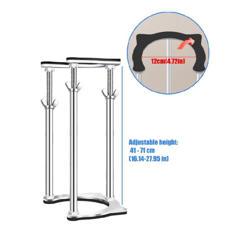 Rustproof Kitchen Sink Support System with 41cm to 71cm Height Adjustment Ranges Strong Metal Sink Stabilizer for Home