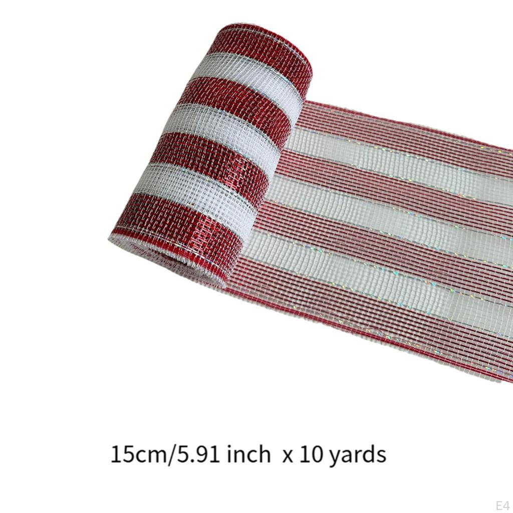 Weihnachtsrot und Weißes Band, Dekoration, DIY Heimtextilien, Schleifenbinden, Multifunktional