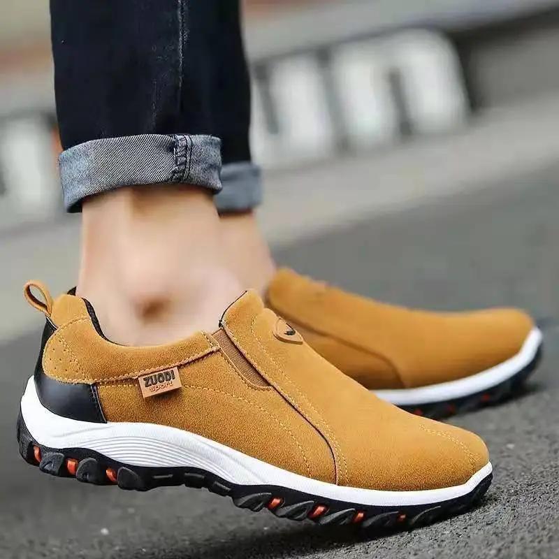 fashion Vulcanize Shoes Men Sneakers Breathable Men Casual Shoes Slip-On Loafers Men Shoes Lightweight Male  Footwear Tenis Masculino