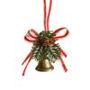 Bronze Pinecone Bell Pendant Retro Christmas Tree Hanging Bells  Garden Decor