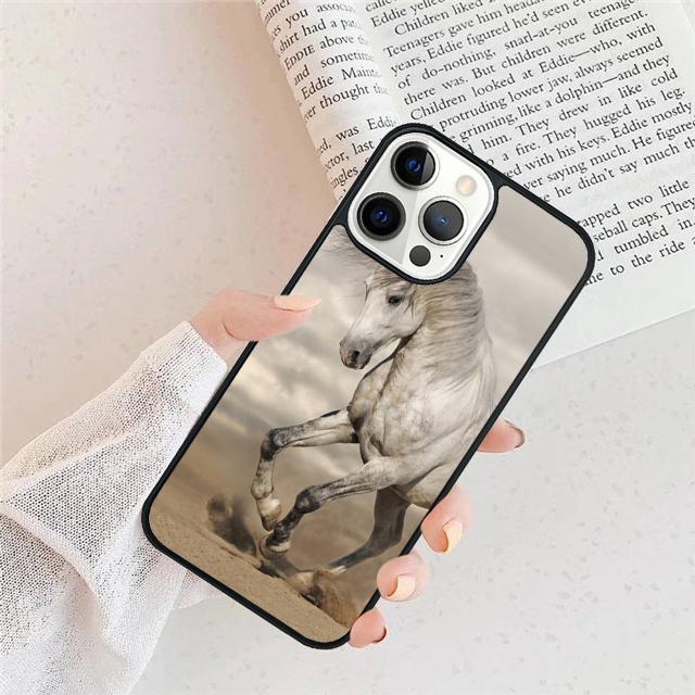 Horse Animal Running cool phone Case Cover For iPhone 17 Air 16 15 14 Plus apple 16 11 12 13 Pro Max coque