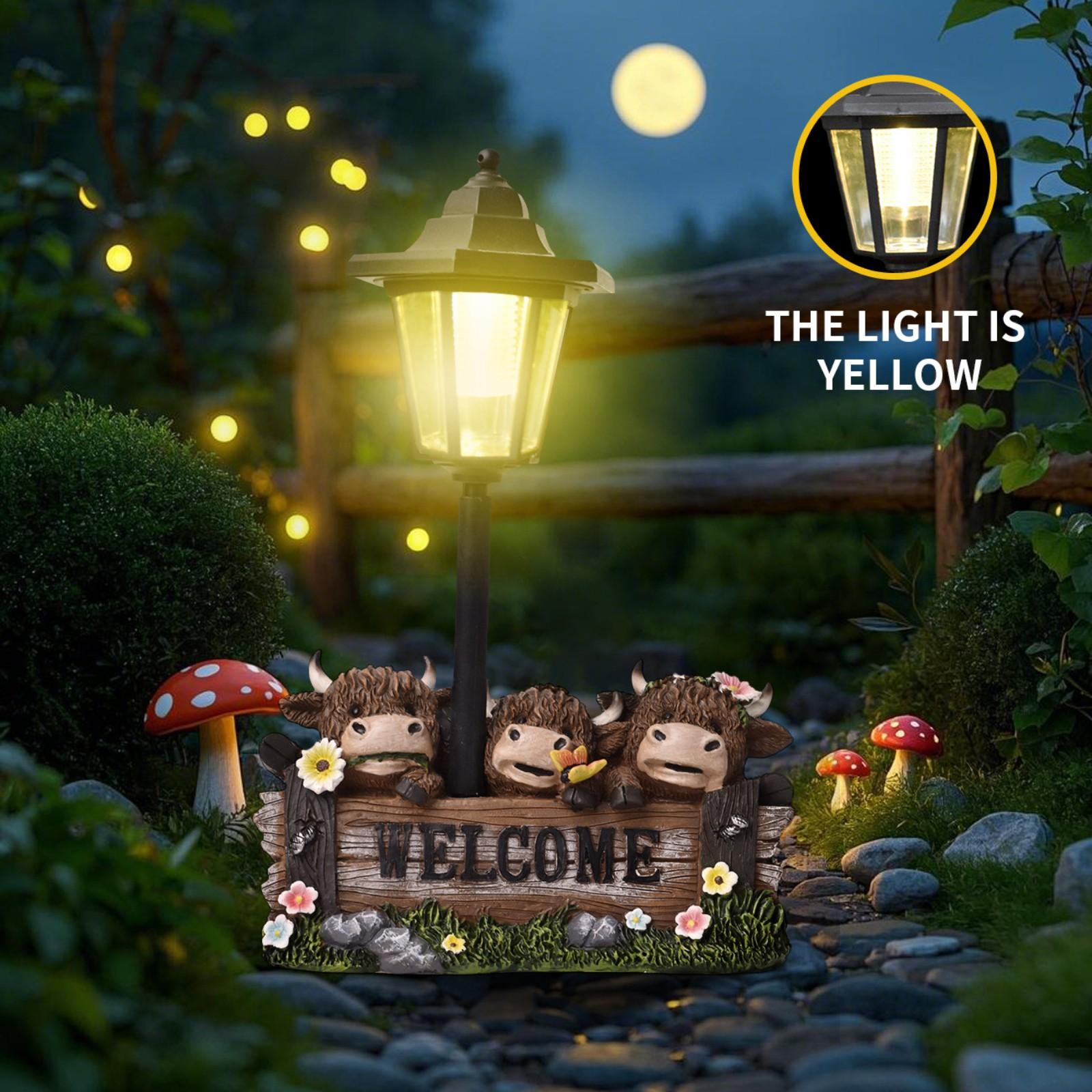 

Садовый солнечный уличный свет статуэтка украшения садовая дорожка солнечная зарядка декоративный свет One Size