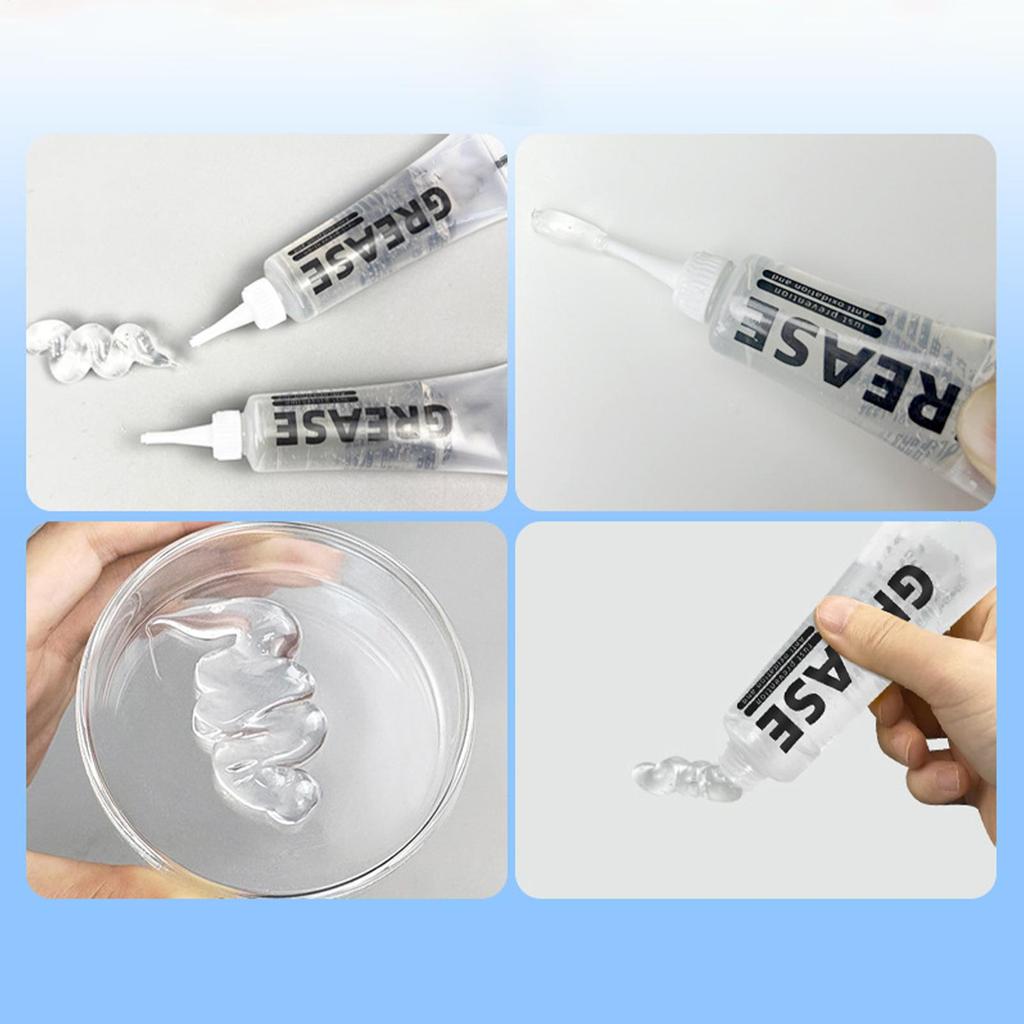 10pcs 10g Transparent High-temperature Grease Automotive Mechanical Bearings Gears Doors Wear-resistant Lubricating Oil