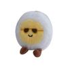 Cheerful Egg Boiled Plush Toy Pp Cotton Stuffed Animal Gift For  Decoration Bag
