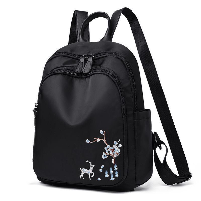 Женский маленький повседневный рюкзак из Оксфордской ткани и холста 2025