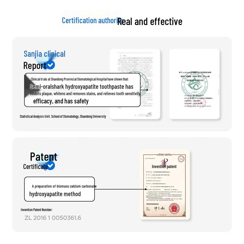 Semi-Tooth Hydroxyapatite Professional Repair Toothpaste