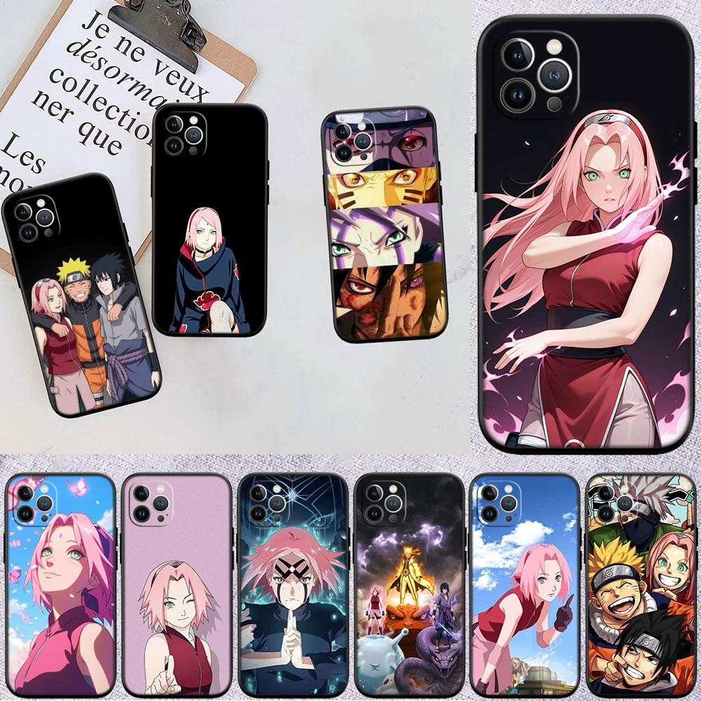 LO71 Naruto Sakura Haruno Soft Shell Phone Case for Redmi Note 13 14 Pro+ Plus A3 A3X 13X 13C 13R 14S 14C 14R