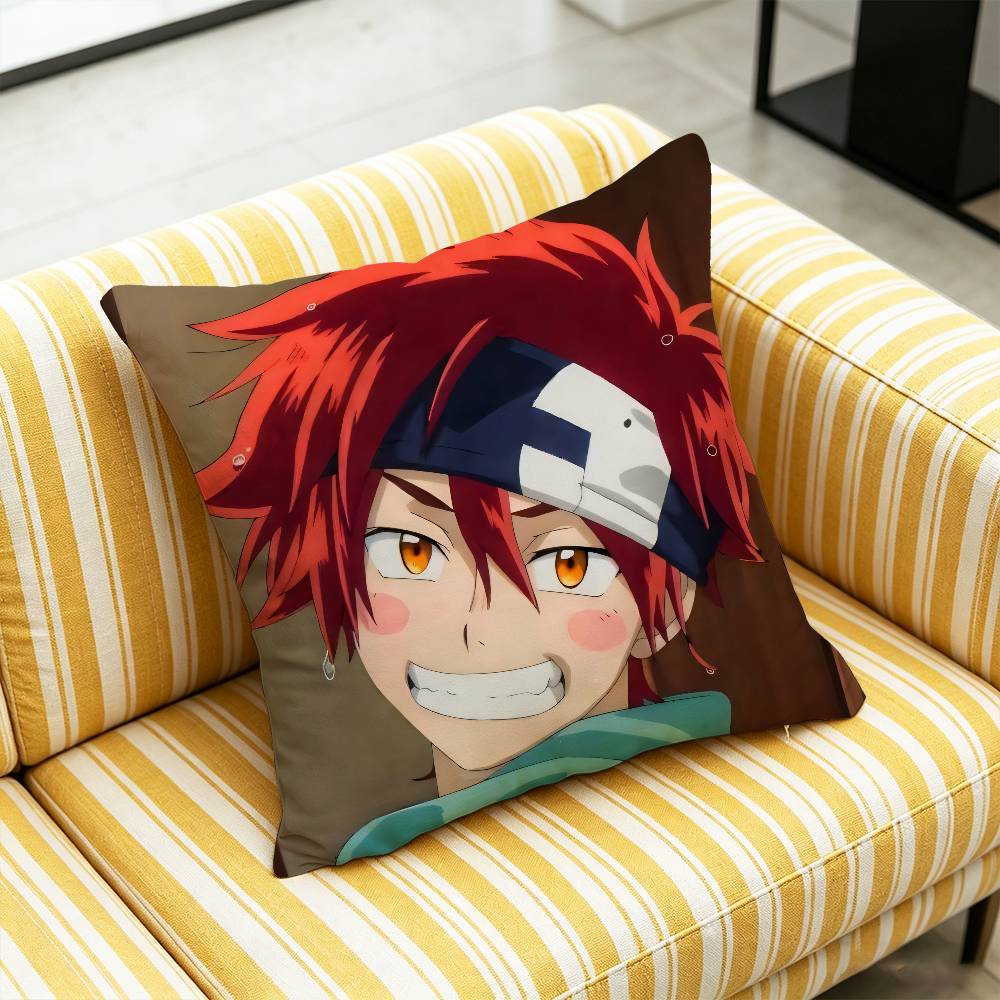 For SK8 The Infinity Reki Langa Snow Throw Pillow Cover Case Custom Decorative Pillowcase Accent Cushion Covers DIY Gift