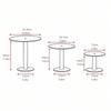 Transparent Acrylic Cake Rack Round Cake Stand For Desserts Cupcake Pastry Candy Display Stand For Wedding Event Birthday Party