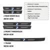 CRZK2 Car Door Sill Plate Sticker Rear Trunk Bumper Threshold Decals For BMW Performance X1 M3 M6 F01 F02 E34 E36 E60 F10 F20 X6