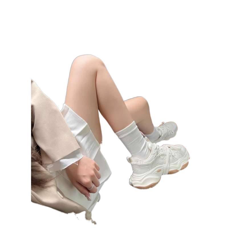 Casual sports shoes with breathable mesh and thick sole  women's 2025 spring and autumn new women's shoes