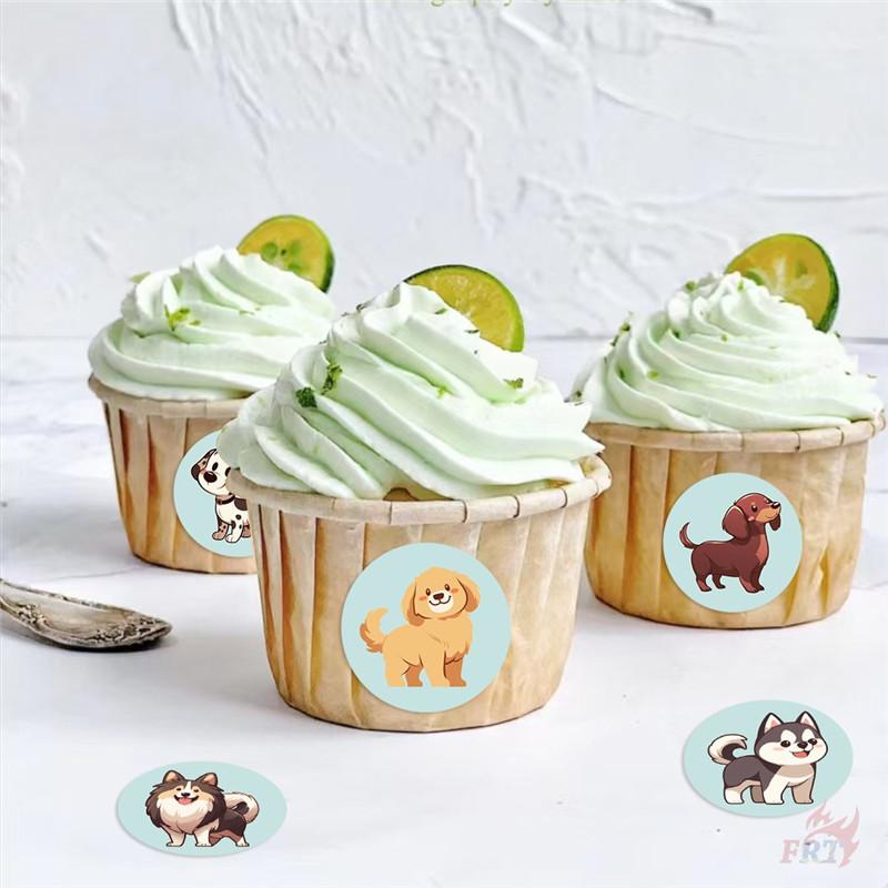 500Pcs/Roll Q Pet Dogs Kids Rewards Stickers - DIY Scrapbooks Album Decor Sealing Label Decals