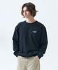GROOVE RHYME 3-Ply Terry Small Logo Oversized Sweatshirt (Hrtsctm101M)