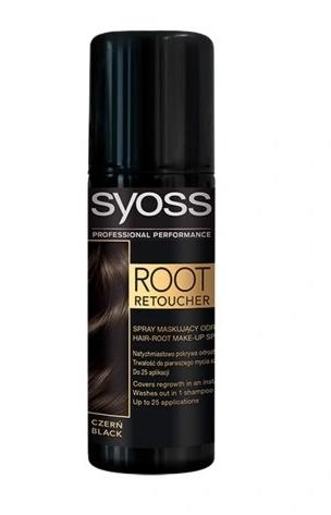 Spray retouche racines Syoss Expert Hair Color 120 ml - Noir
