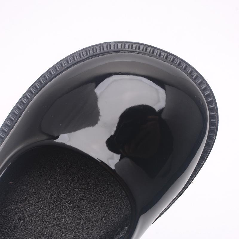 Mary Jane children's princess shoes, black girls' leather shoes, autumn British style school student performance soft-soled children's shoes