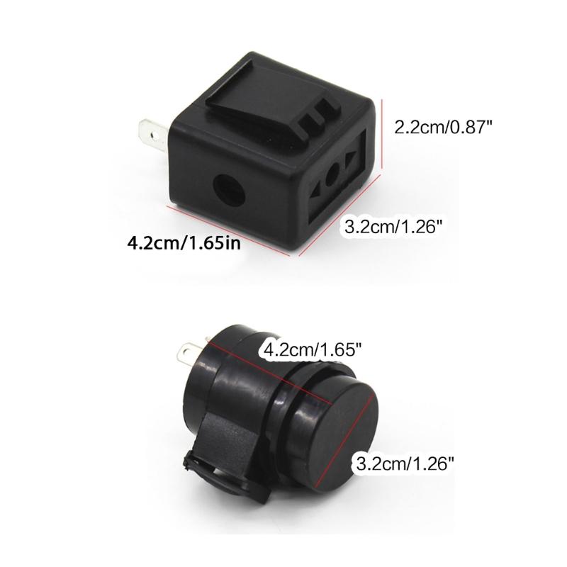 Turn Signal Flasher Relay 12V 48V 60V 2 Pin Blinker Turn Signal Relay Buzzer