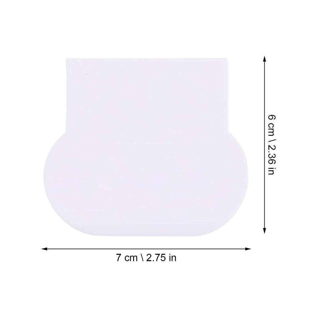 4Pcs Toilet Seat Lifter Self-Adhesive Easy Install Comfortable Handle for Anti-Touching Use Works with Most Toilet Lids