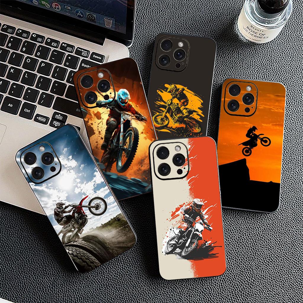 Cover for Motorola Moto G86 G57 E14 E15 G14 G34 G67 G84 G24 A54 G15 Power E22 Casing Phone Case Car Moto Cross Motorcycle Mobile