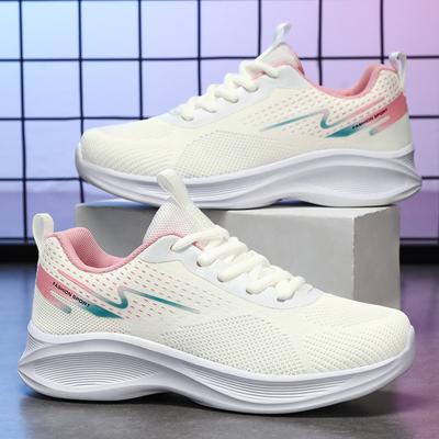 Sneakers da donna 2025 Primavera Nuove Scarpe sportive casual leggere con suola spessa Comode in mesh traspirante Scarpe da running