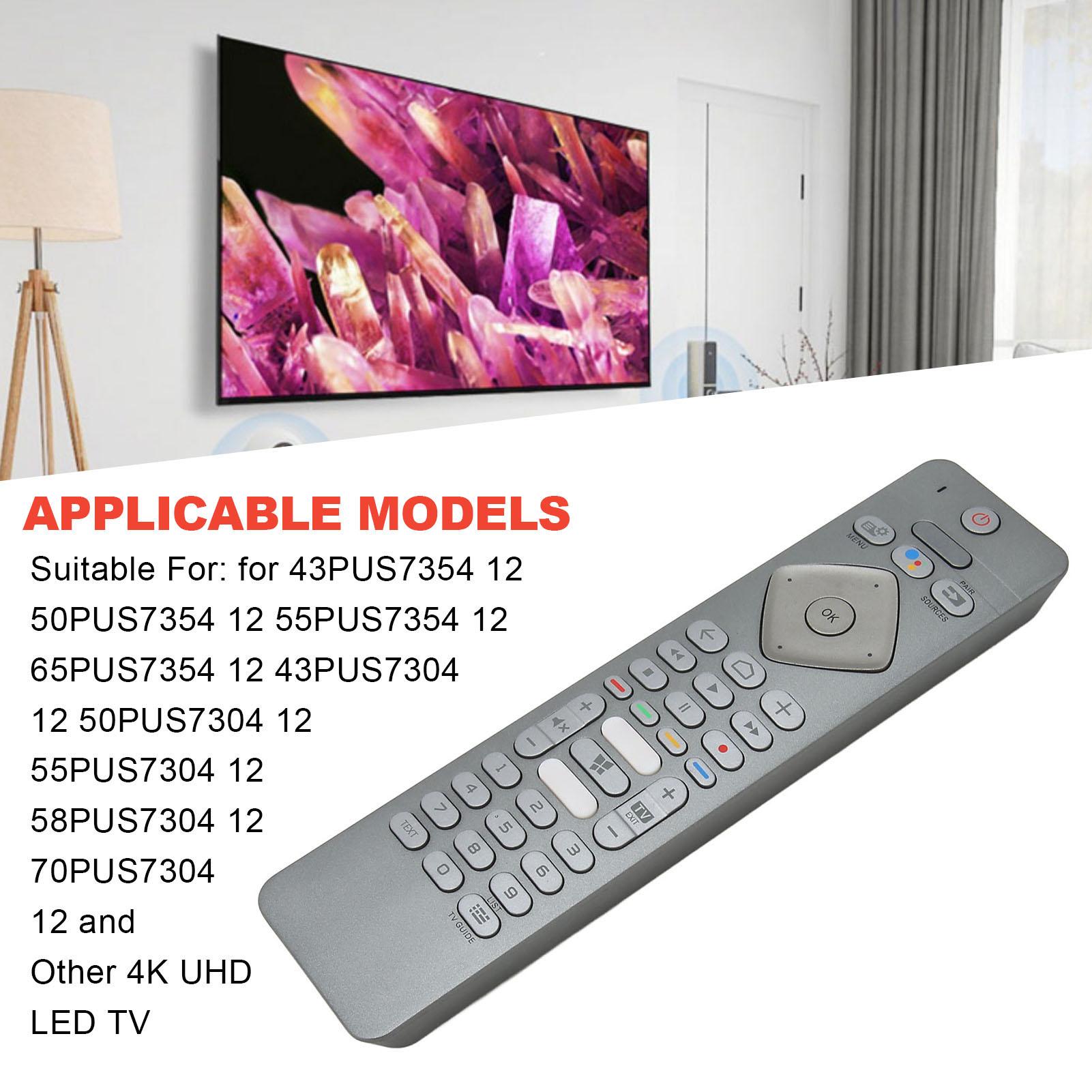 

TV Voice Remote Control for 43PUS7354 12 50PUS7354 12 55PUS7354 12 65PUS7354 12 43PUS7304 12 50PUS73