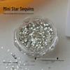 Iridescent Star and Heart Sequin Nail Art Decorations