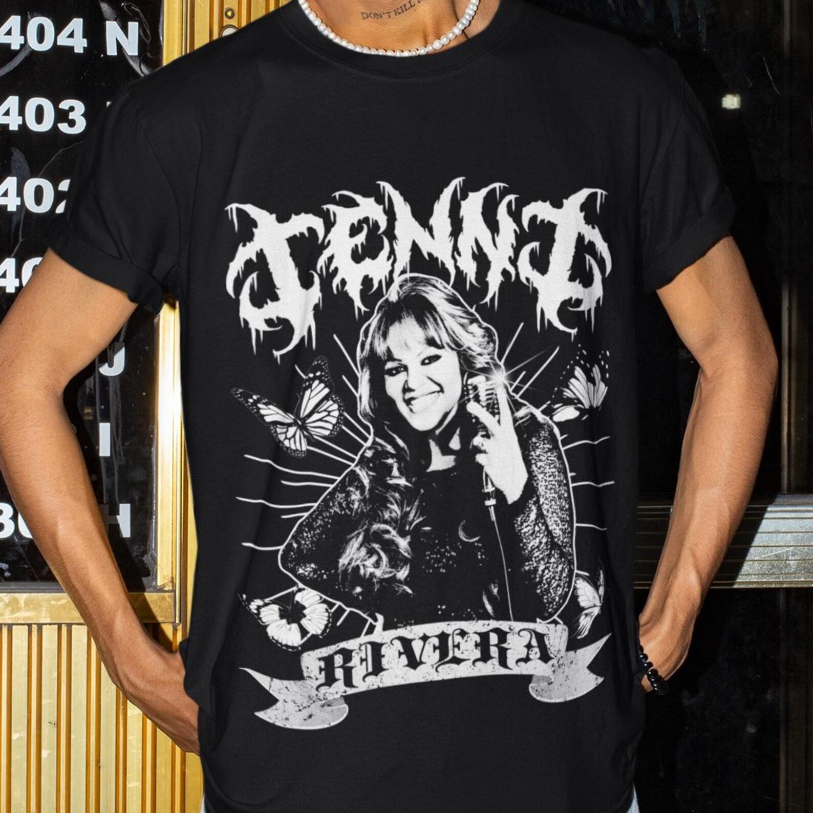 Jenni Rivera Dark Metal Grunge T-Shirt | Jenni Rivera Vintage Tee | Jenni Rivera Dark MetalTee | Jenni Rivera Fan Gift | Dark Metal Tee S