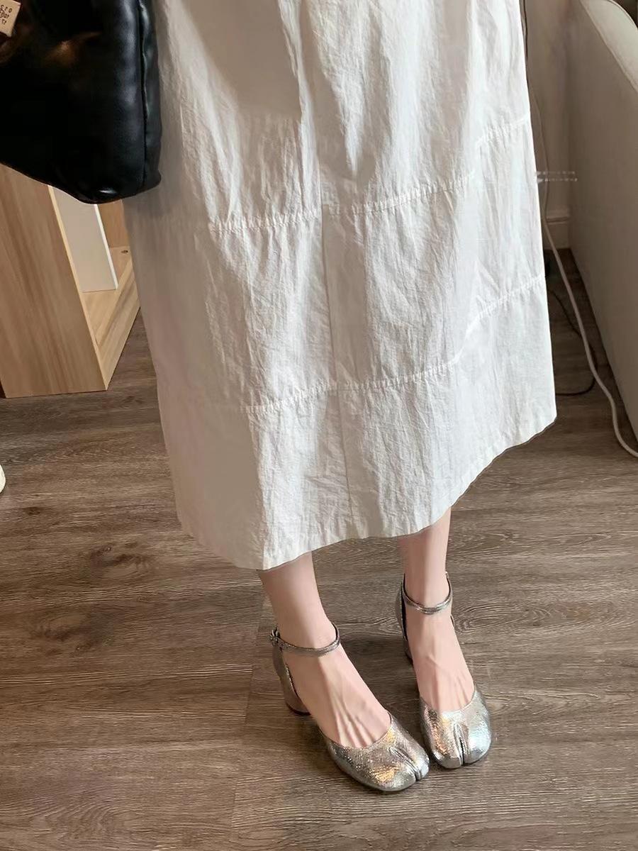 

Модное универсальное слово с толстым каблуком Мэри Джейн копытца с раздвоенным носком женские туфли-лодочки 40