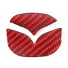 Hcilloend Carbon Fiber Steering Wheel Logo Stickers for New Mazda Roadster RF ND Series Easy Decorative Interior Custom Set of 2 (2016-2024),