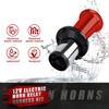 Horn Train Horn for Truck/Car Air Horn Chromes Plated Trumpet Super Loud 110dB for 12V Car Truck Motorbike Boats