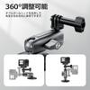 TELESIN Camera Magnetic Stand Ball Head with Super Strong Magnetic Vertical Load Magnetic Base for DJI OMSO Aluminum Alloy with Compatible with GoPro
