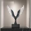 Creative Decor Sculptures Office Decoration Animal Eagle Sculpture Model Ornament Living Room Wine Cabinet Artistic Soft Decor