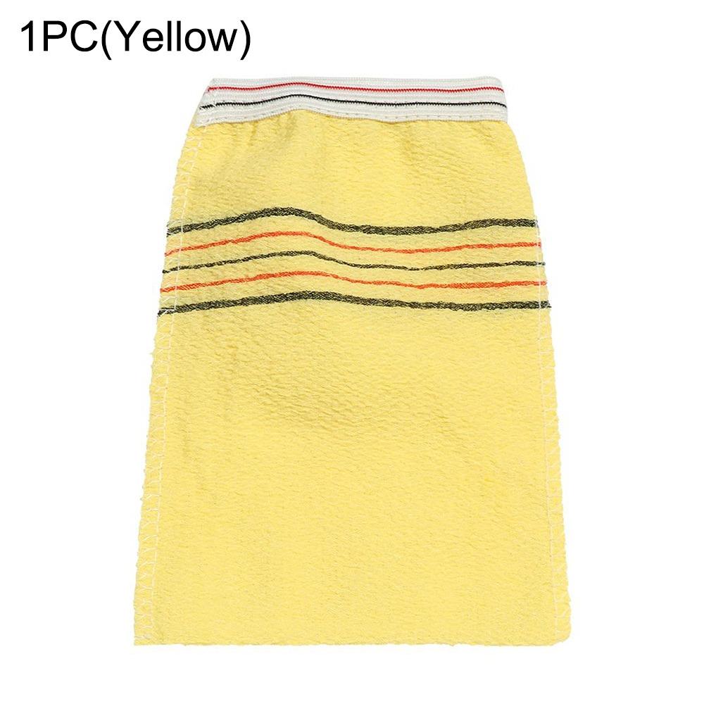 

Простая мочалка для душа, портативное отшелушивающее полотенце, новая банная перчатка, СПА Yellow 1PC