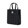 MCM Klassik Geblümtes Leder-Tote-Bag Einkaufstasche Messenger-Tasche Umhängetasche Crossbody-Handtasche Mini Unisex Schwarz